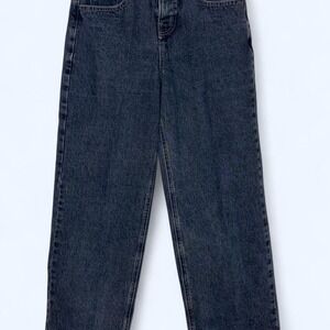 Empyre Skate Streetwear Y2K Baggy Relaxed High-waisted straight-leg blue jeans